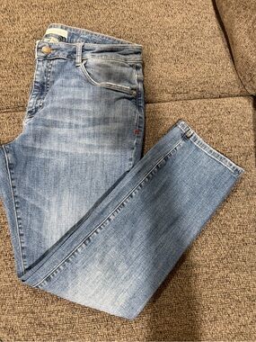 Warp + Weft Light Wash Men’s Slim Straight Jeans